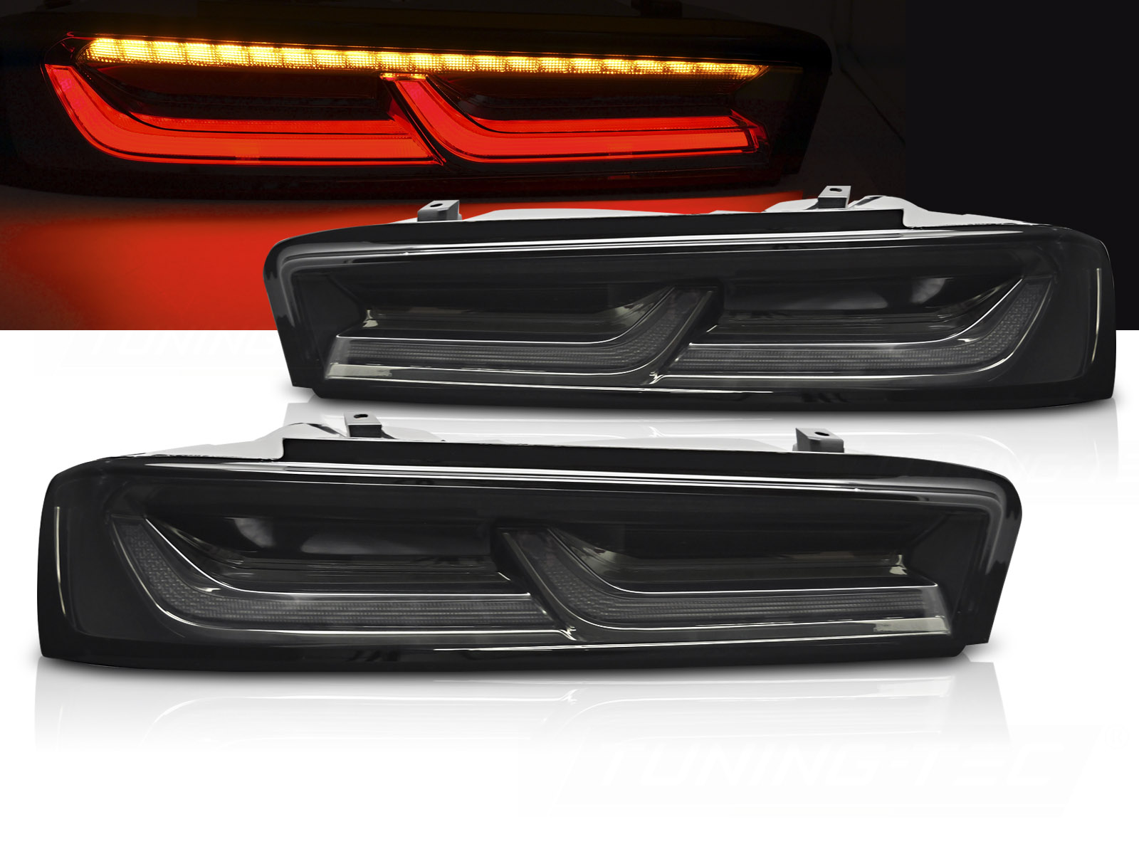 Zadné LED svetlá Chevrolet Camaro 16-18 Smoke Black