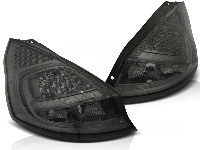 Zadné LED svetlá Ford Fiesta MK7 08-12 Smoke