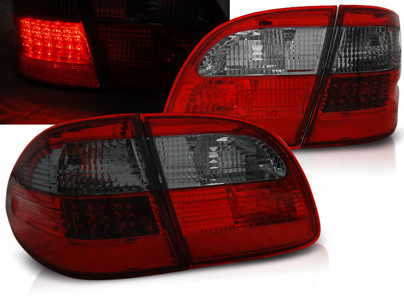 Zadné LED svetlá Mercedes E trieda W211 Kombi 02-06 Red Smoke