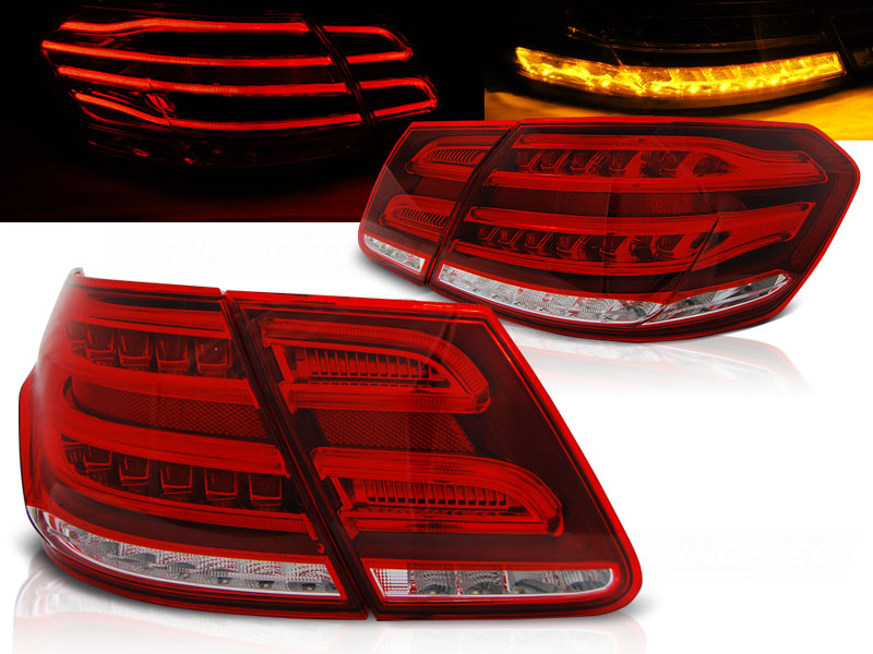 Zadné LED svetlá Mercedes E trieda W212 09-13 Red White