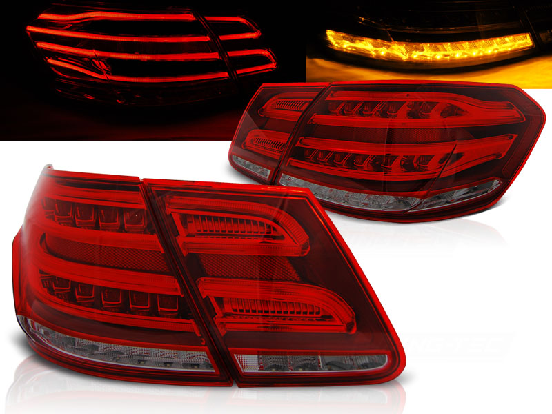 Zadné LED svetlá Mercedes E trieda W212 09-13 Red Smoke