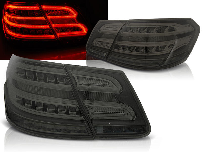 Zadné LED svetlá Mercedes E trieda W212 09-13 Smoke (LED smerovka)