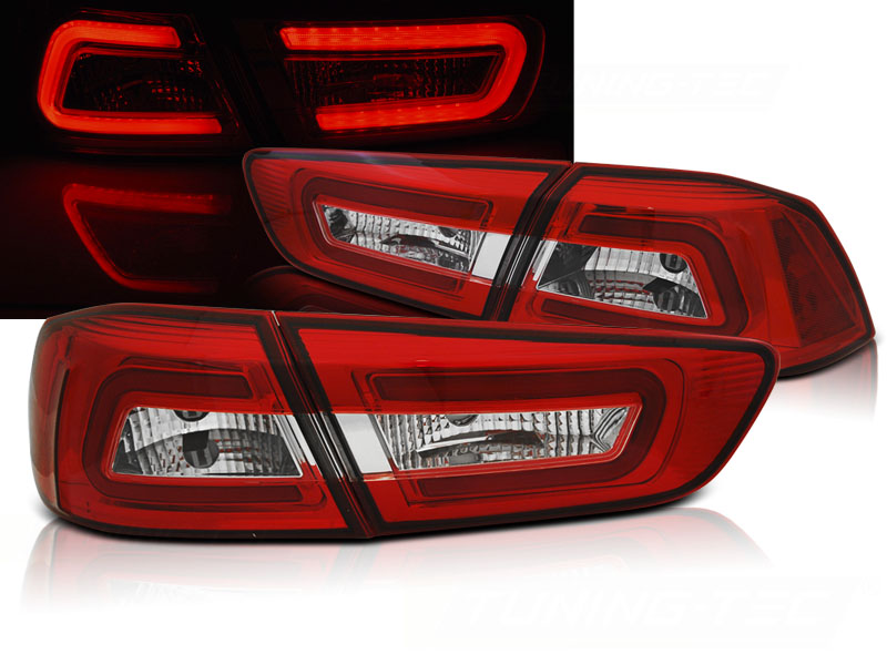 Zadné LED BAR svetlá Mitsubishi Lancer VIII 08-11 Red White