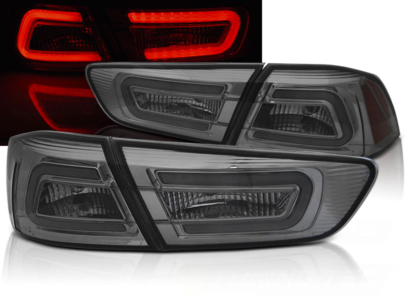 Zadné LED BAR svetlá Mitsubishi Lancer VIII 08-11 Smoke