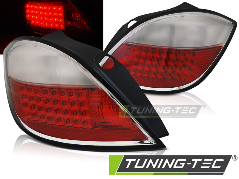 Zadné LED svetlá Opel Astra H 04-09 5-dverový Red White