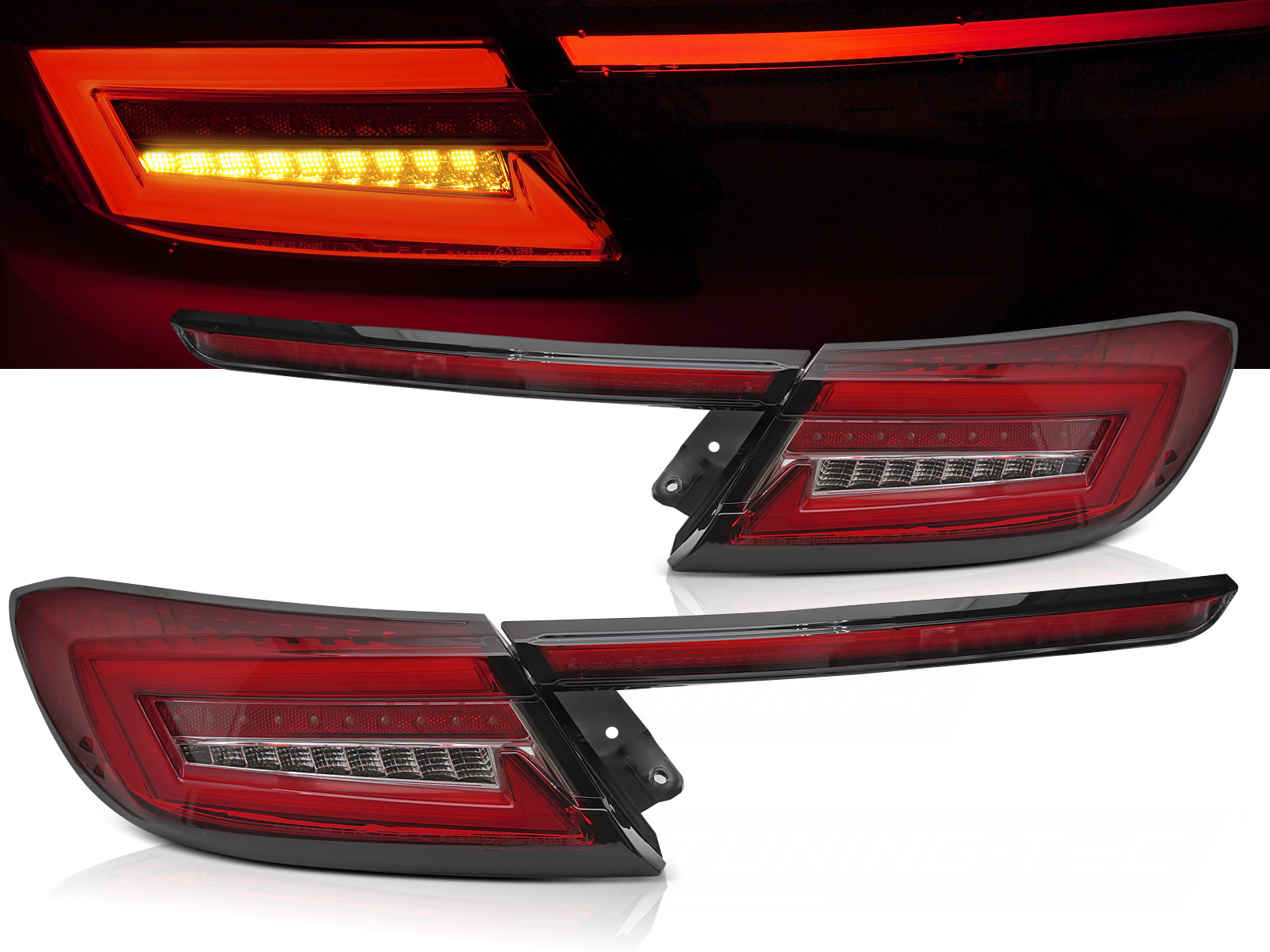 Zadné LED BAR svetlá Toyota GR86 21- Red White