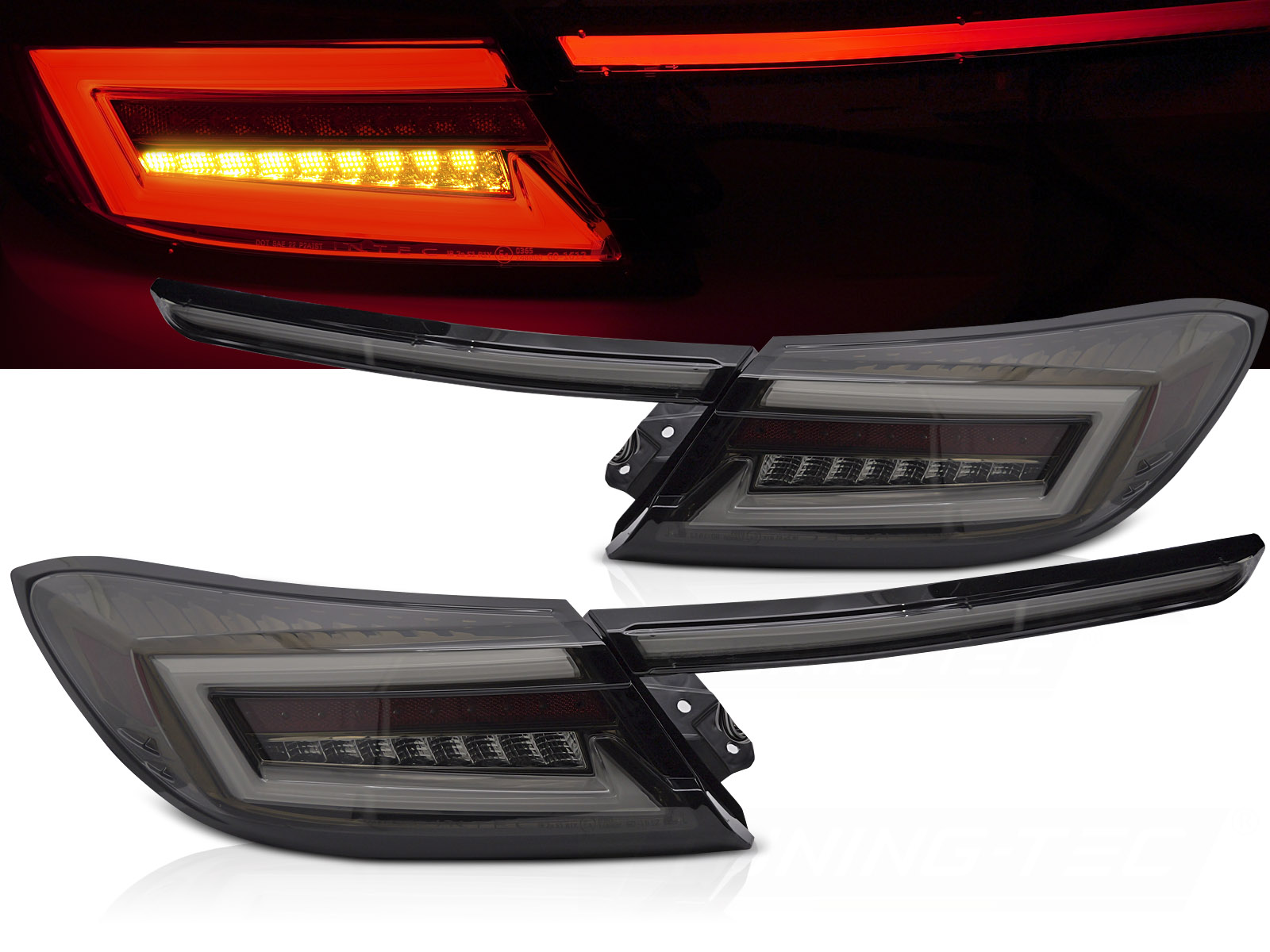 Zadné LED BAR svetlá Toyota GR86 21- Gold Smoke