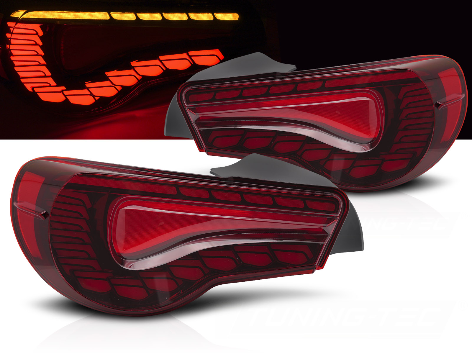Zadné OLED svetlá Toyota GT86 12-21 Red