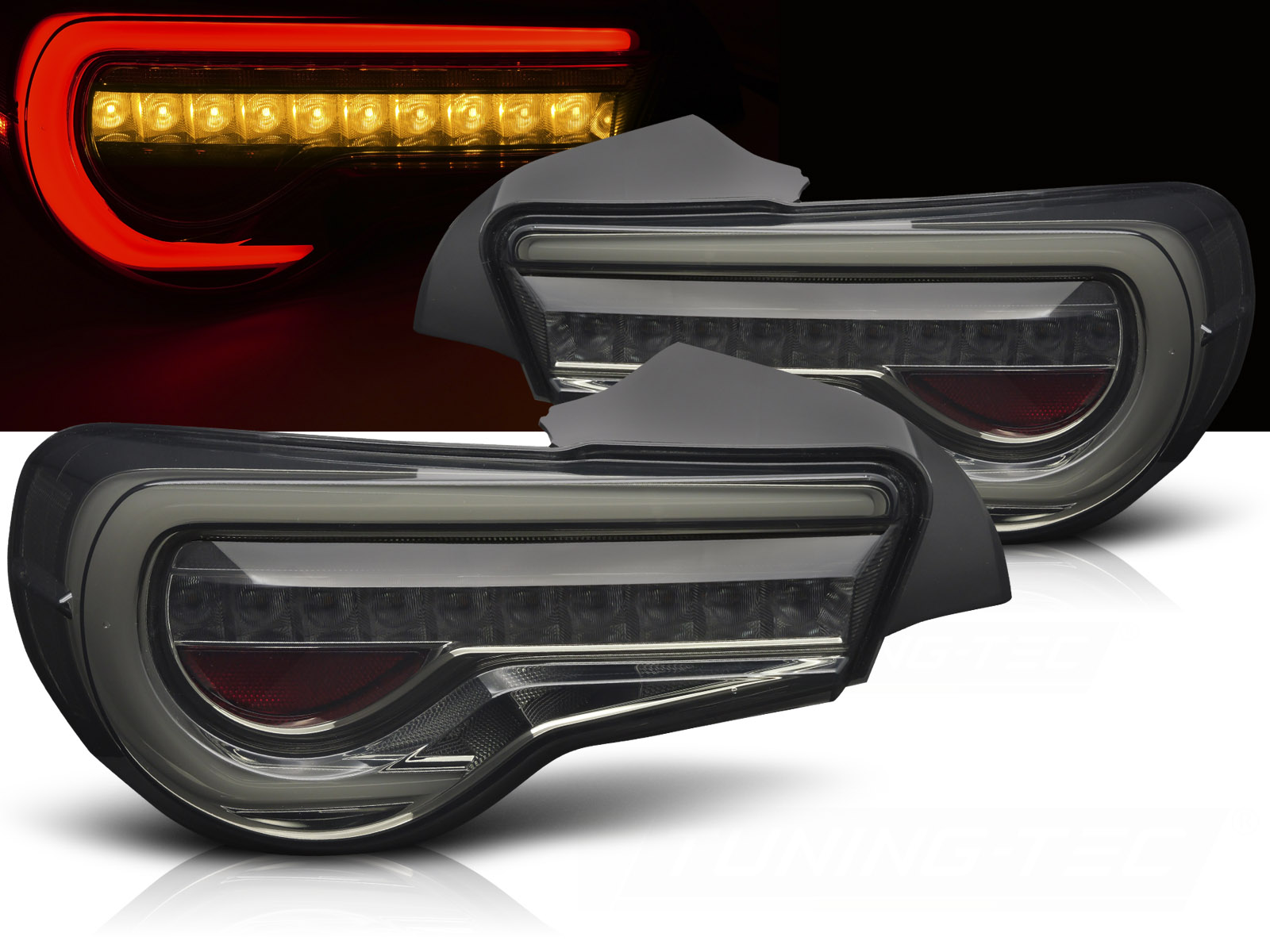 Zadné LED BAR svetlá Toyota GT86 12-21 Smoke (bez homologizácie)