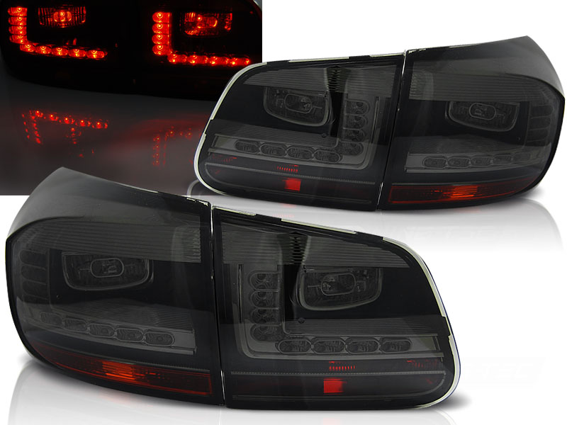 Zadné LED svetlá VW Tiguan I 11-15 Smoke