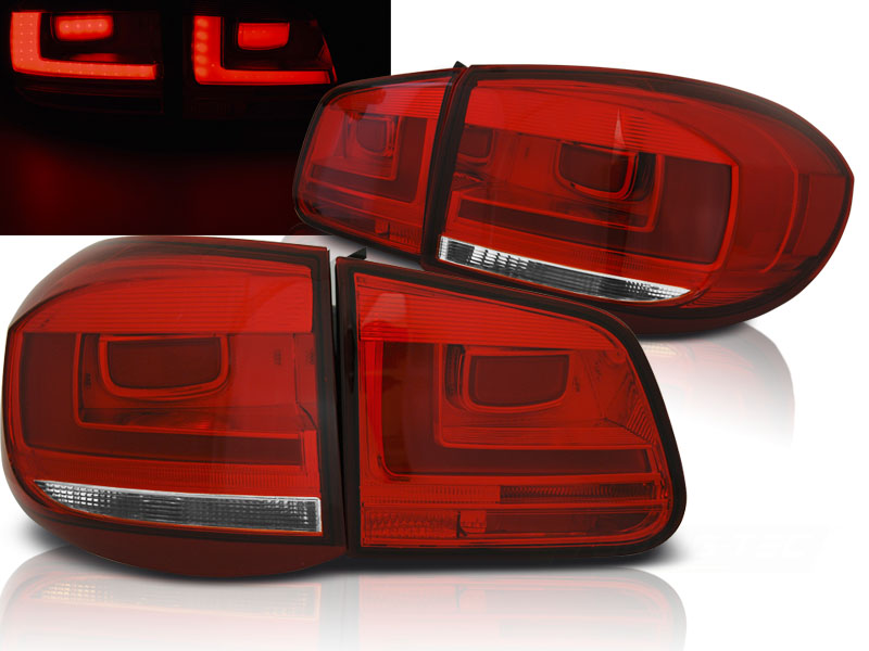 Zadné LED BAR svetlá VW Tiguan I 07-11 Red White