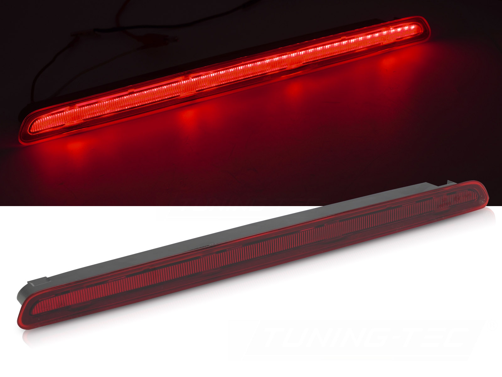 Tretie brzdové LED svetlo VW T6 / T6.1 16-22 Red (výklopná klapka)