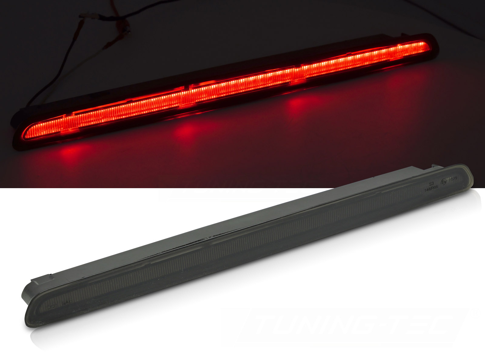 Tretie brzdové LED svetlo VW T6 / T6.1 16-22 Smoke (výklopná klapka)