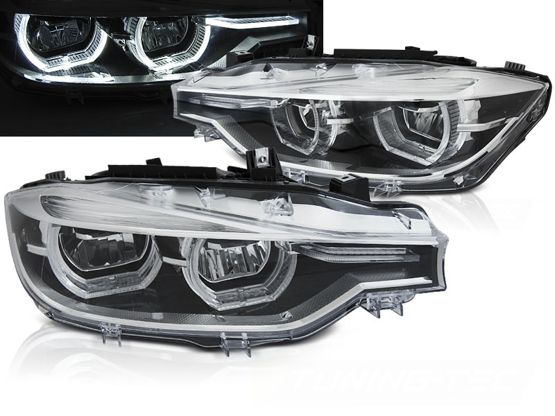 Predné Full LED svetlá BMW F30 / F31 LCI 15-18 DRL