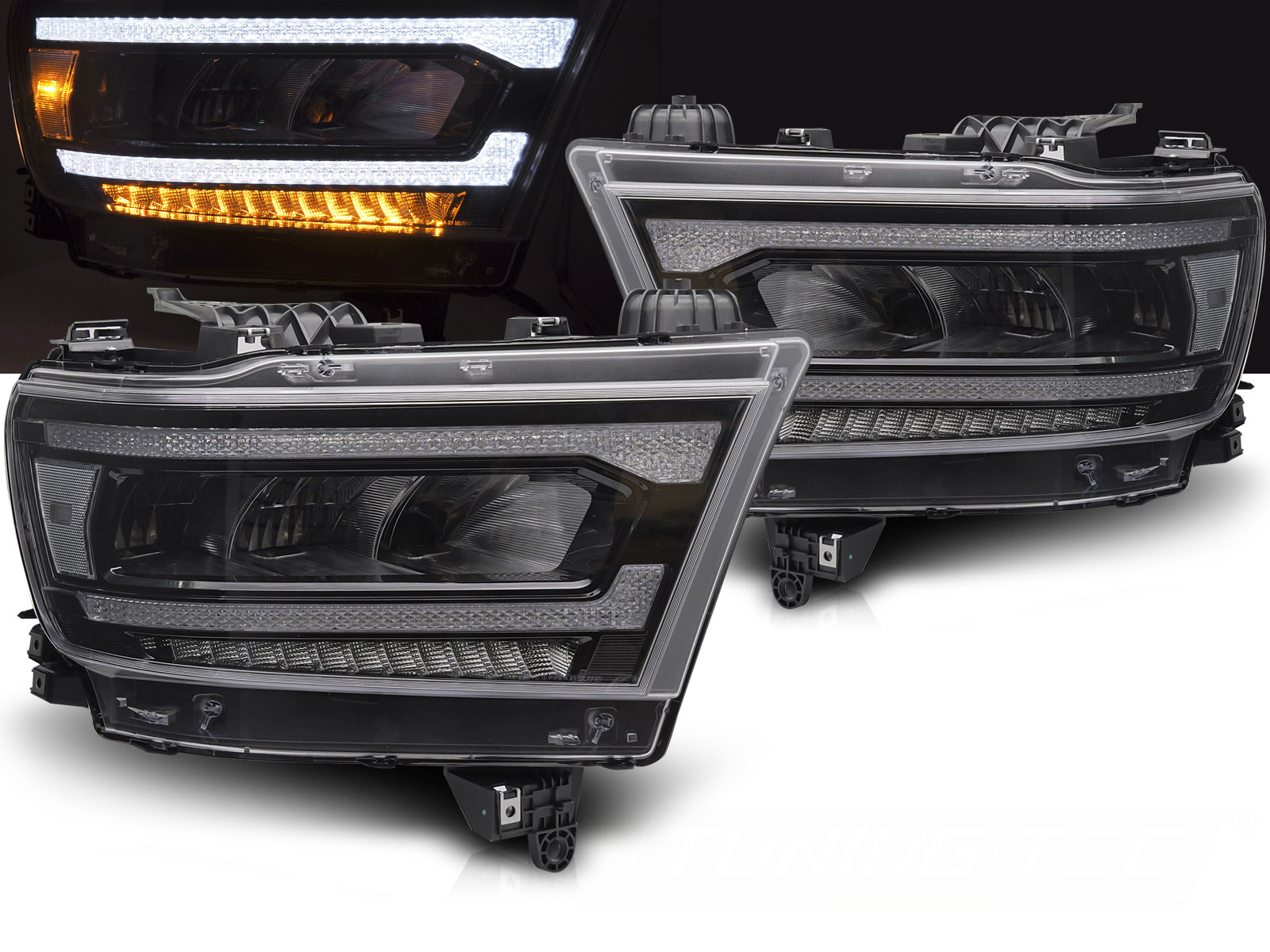 Predné Full LED svetlá Dodge Ram 1500 19-22 DRL