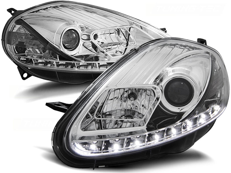 Predné svetlá Fiat Grande Punto 08-09 Daylight Chrome
