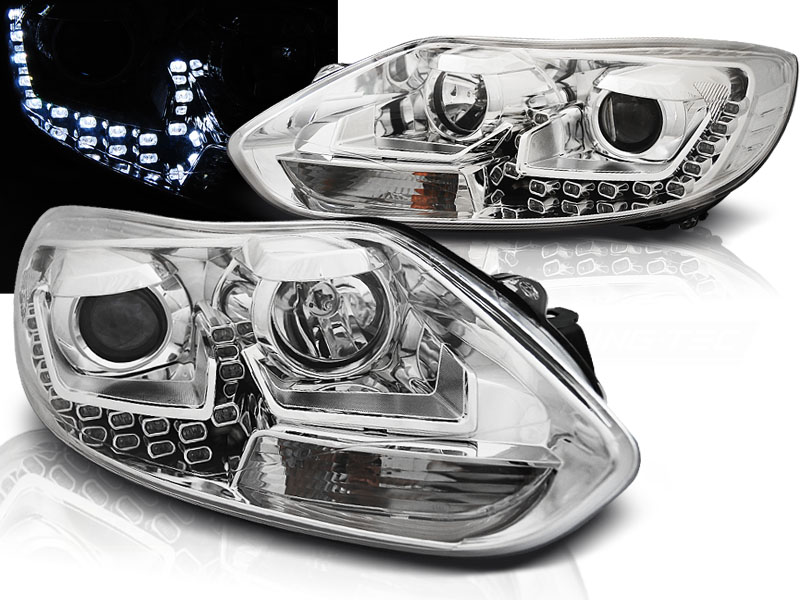 Predné svetlá Ford Focus III 11-14 Daylight Chrome