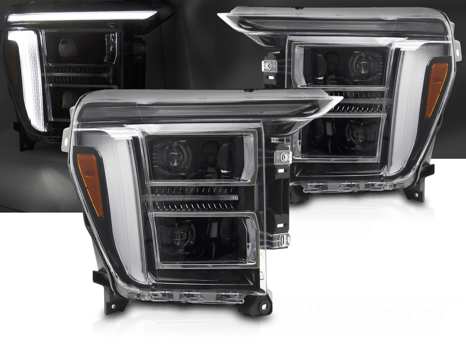 Predné Full LED svetlá Ford F-150 20-23 DRL