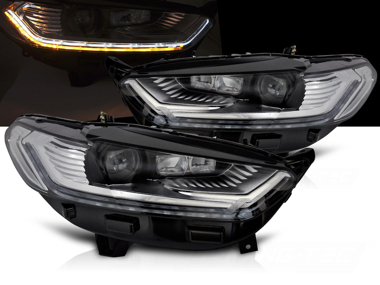 Predné svetlá Ford Mondeo V 14-18 LED DRL