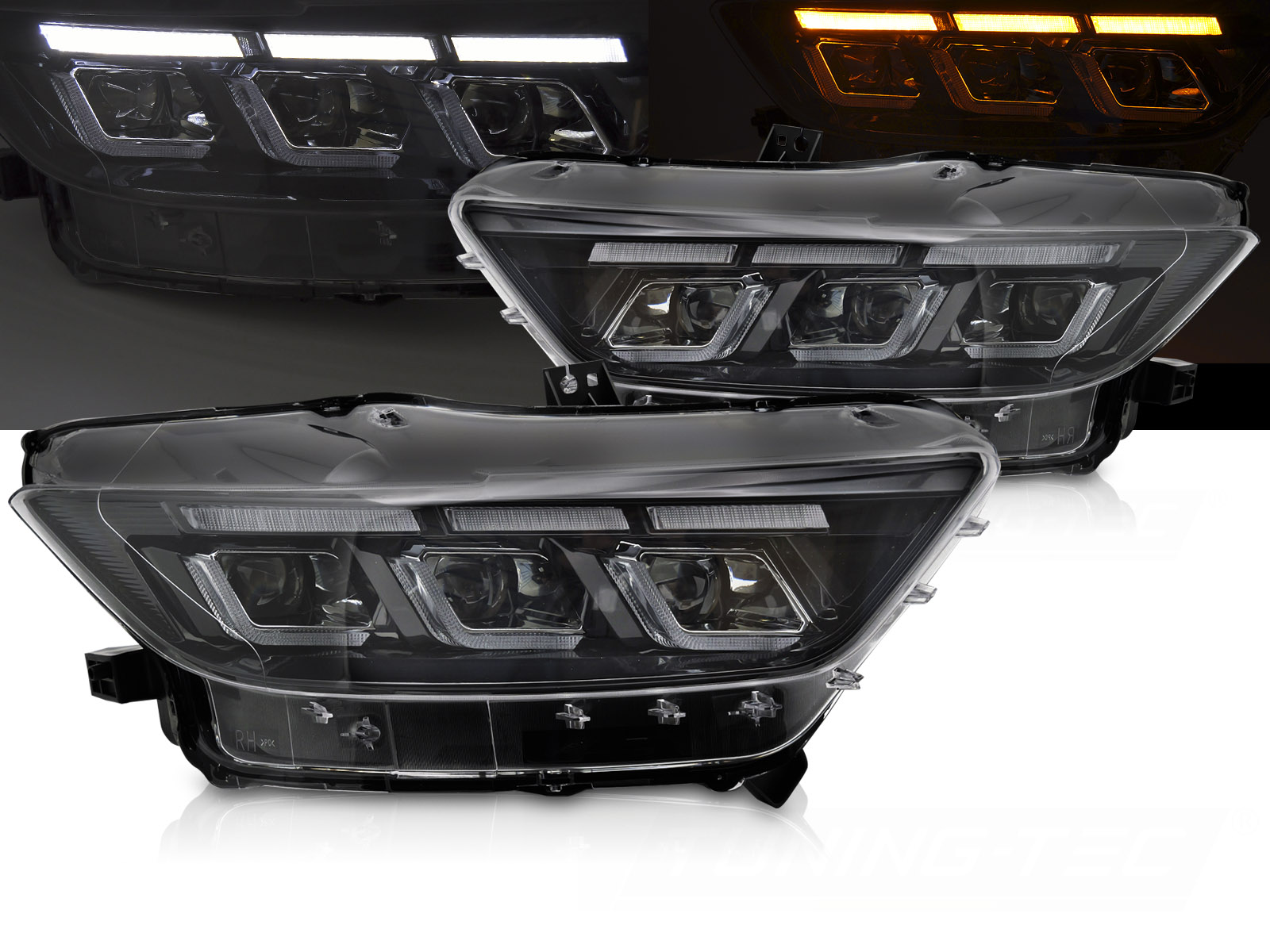 Predné Full LED svetlá Ford Mustang 14-17 DRL (náhrada xenónu)