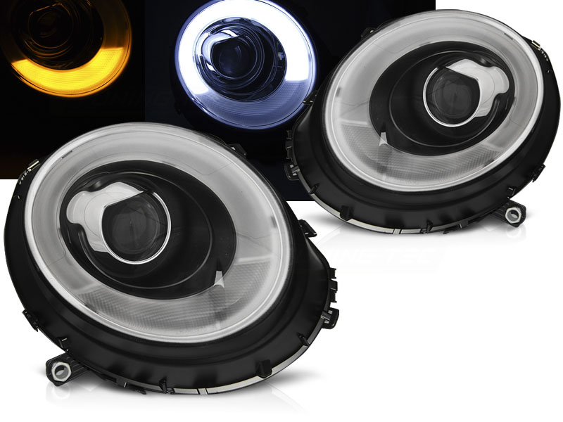 Predné svetlá Mini Cooper R56 06-14 Tube Light Black