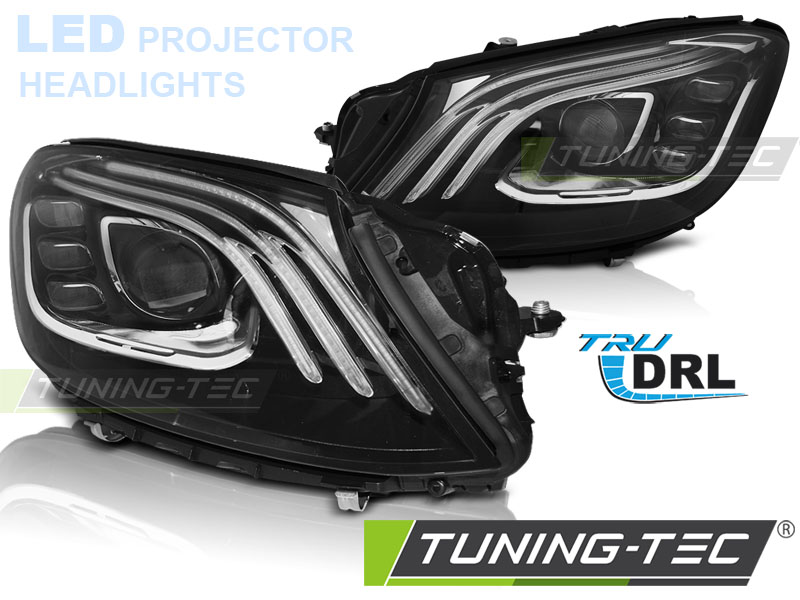 Predné LED svetlá Mercedes S trieda W222 13-17 Black