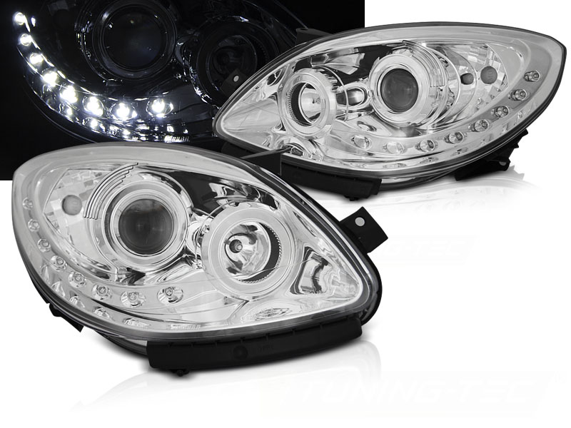 Predné svetlá Renault Twingo II 07-11 Daylight Chrome