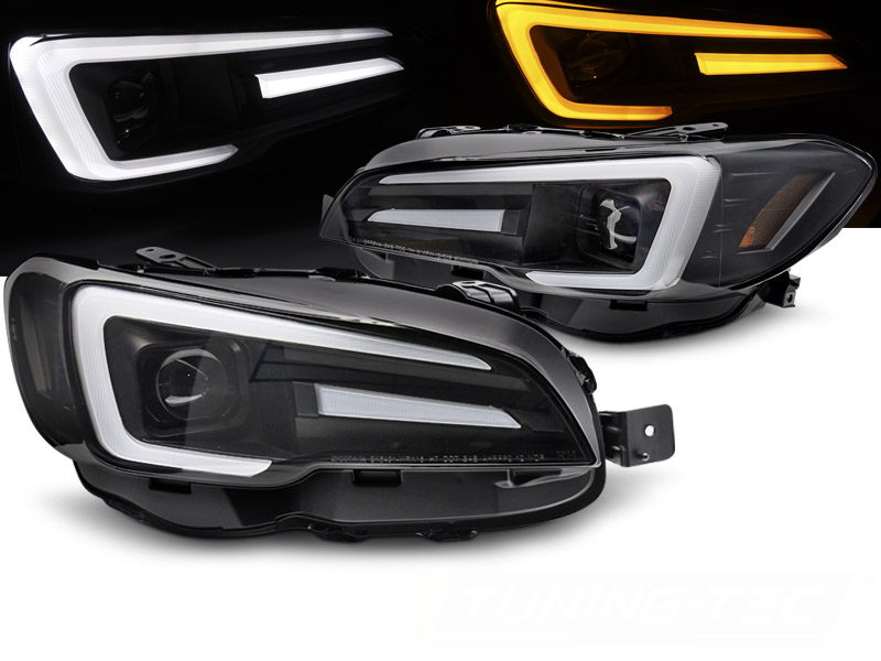 Predné LED svetlá Subaru WRX 14-22 DRL Black