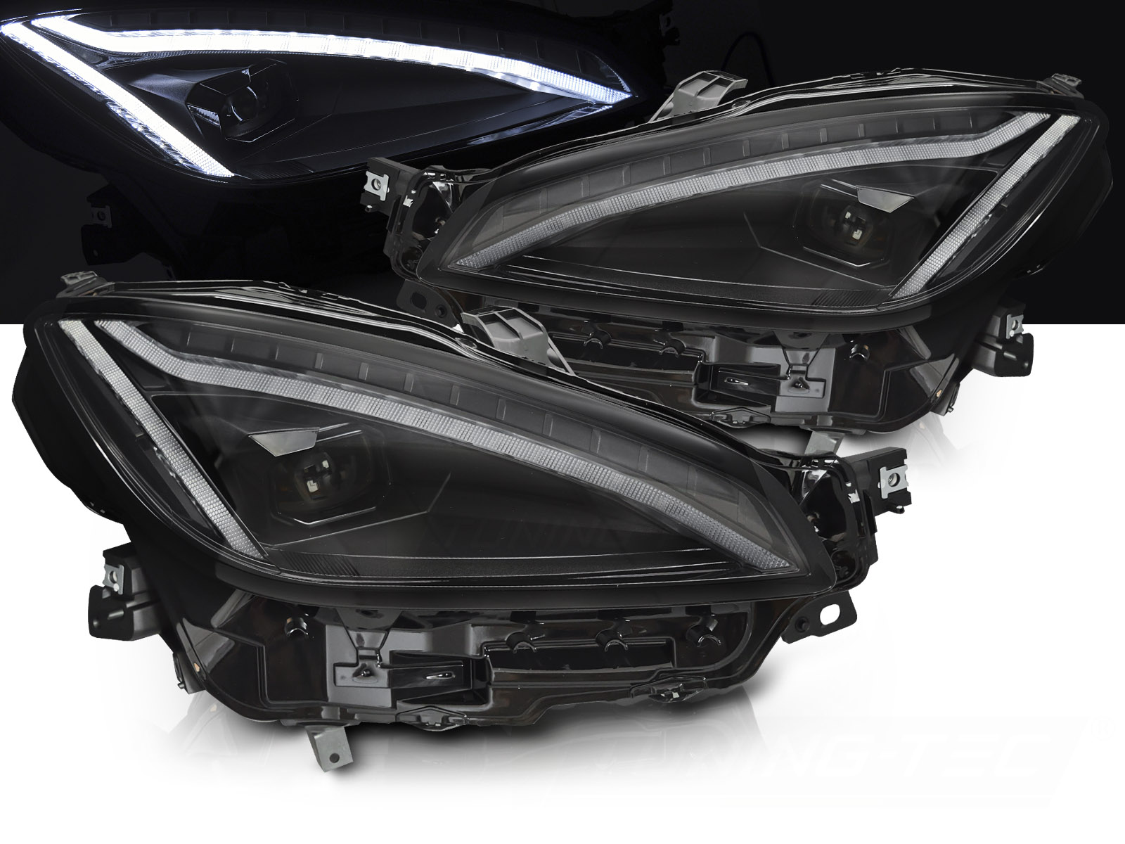 Predné Full LED svetlá Toyota GR86 21- DRL Black