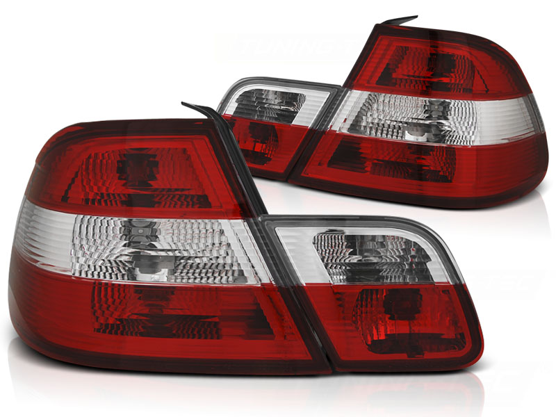 Zadné svetlá BMW Rad 3 E46 99-03 Red White (kupé)
