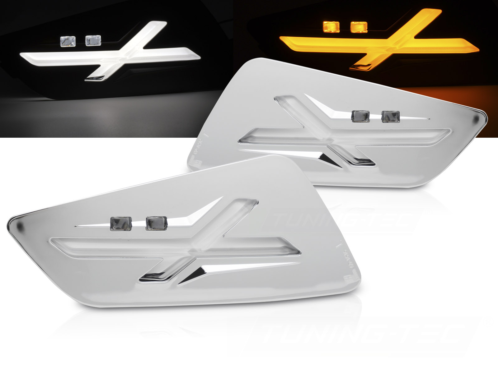 Predné smerovky Vespa GTS / GTV 300cc Chrome LED
