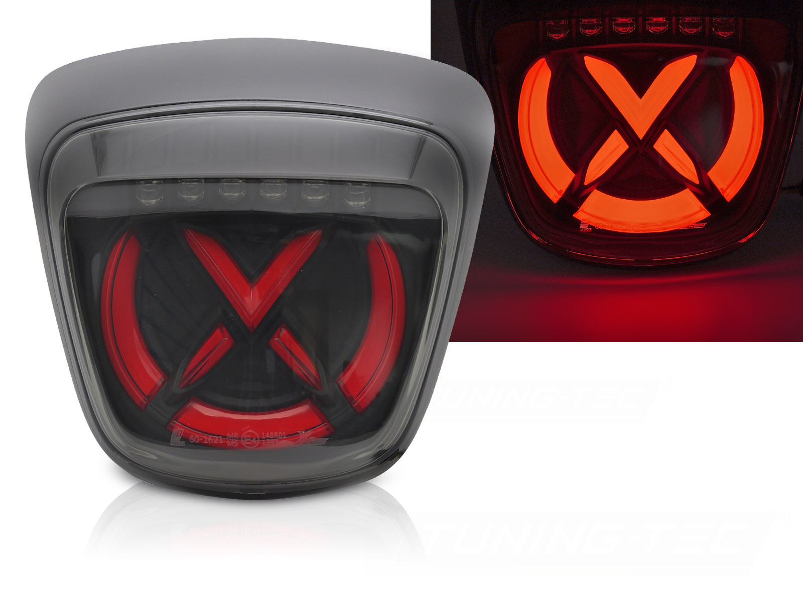 LED zadné svetlo Vespa Sprint 125 / 150 Smoke Black Red