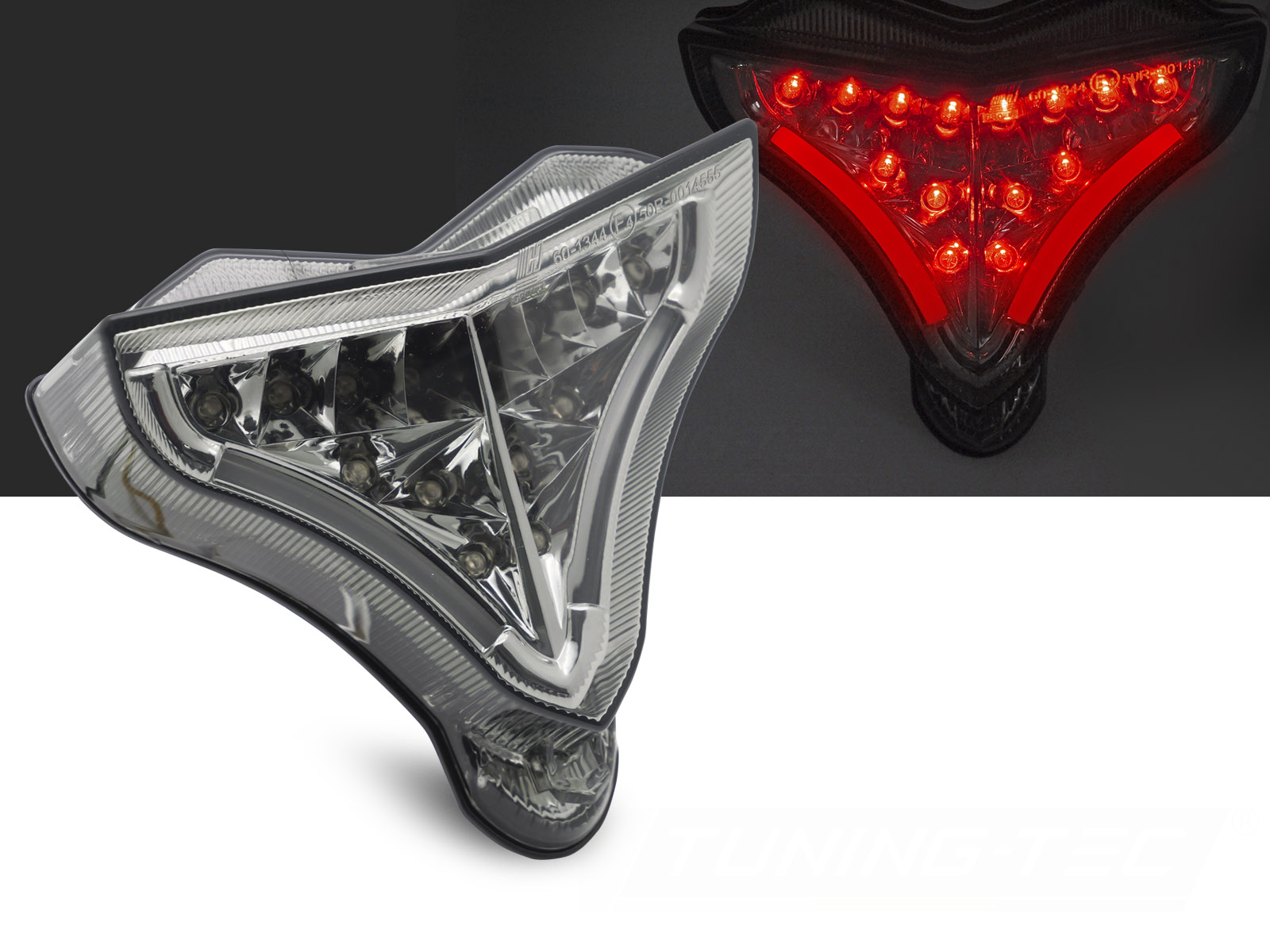 Zadné LED svetlo Yamaha YZF-R1 09-14 Smoke
