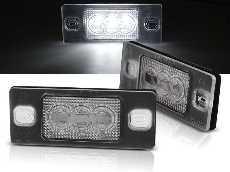 LED osvetlenie ŠPZ VW Tiguan / Touareg / Golf V Variant / Porsche Cayenne 3xLED s Canbus