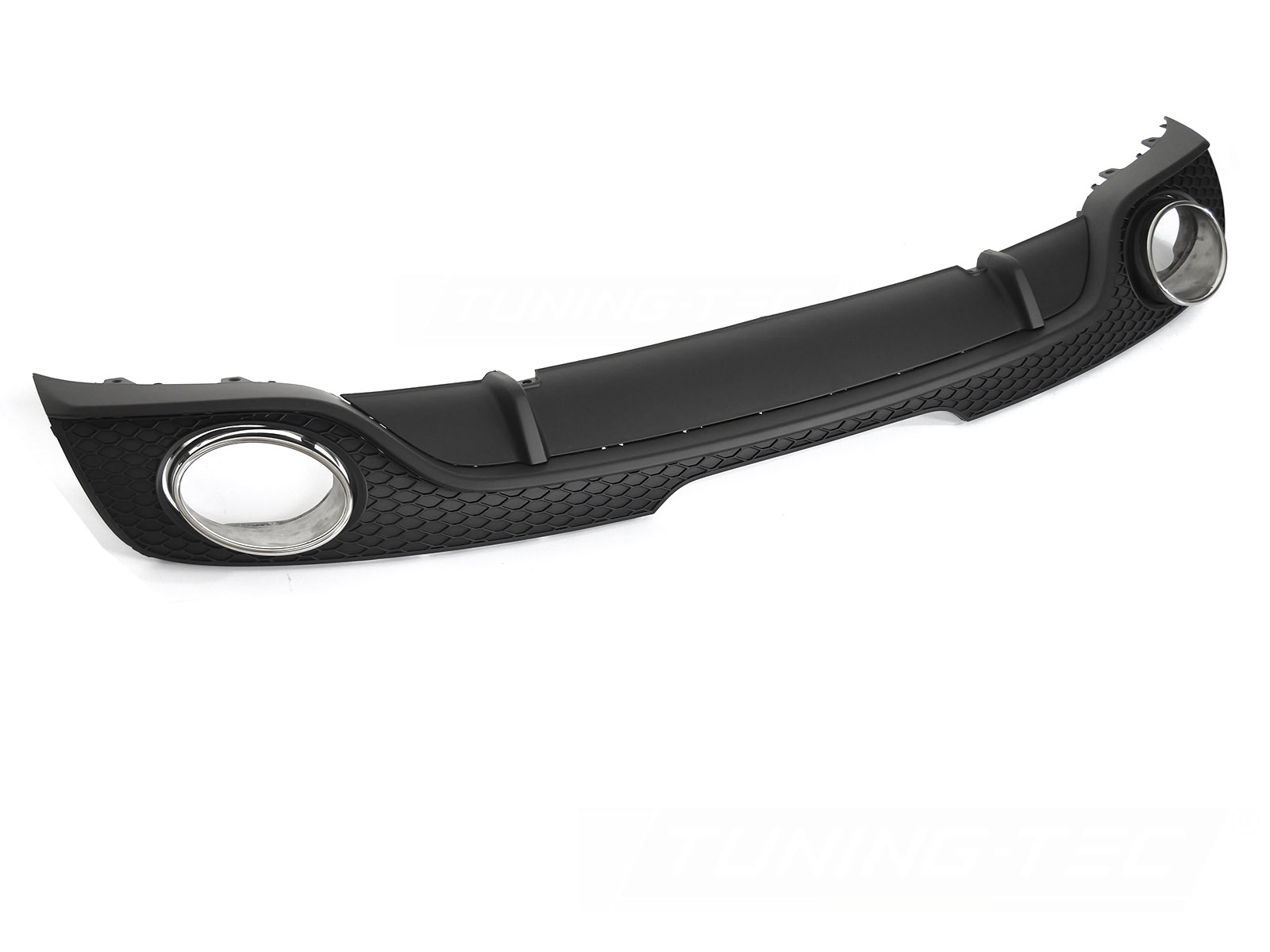 Difúzor Audi TT 8J 06-14 Twin Outlet Matt Black Sport Style
