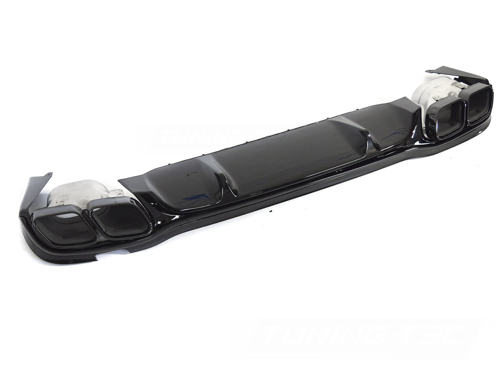 Difúzor Mercedes E-Klasa W213 / S213 20-23 Twin Outlet Glossy Black Sport
