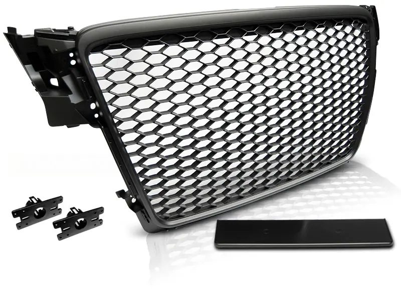 Front Grille Audi A4 B8 08-11 RS Style Black