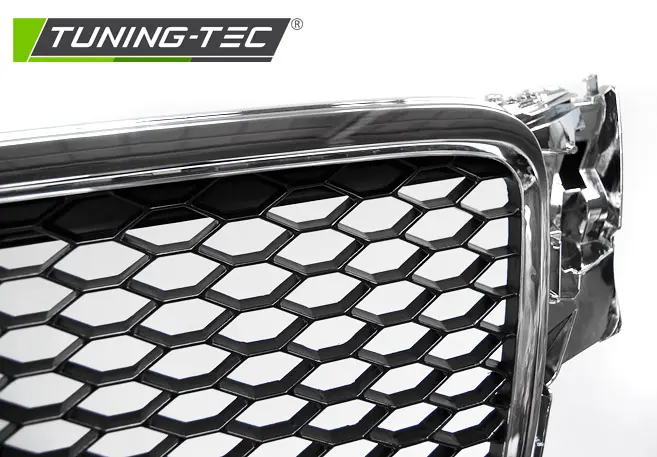 Front Grille Audi A4 B8 08-11 RS Style Chrome – náhľad 4