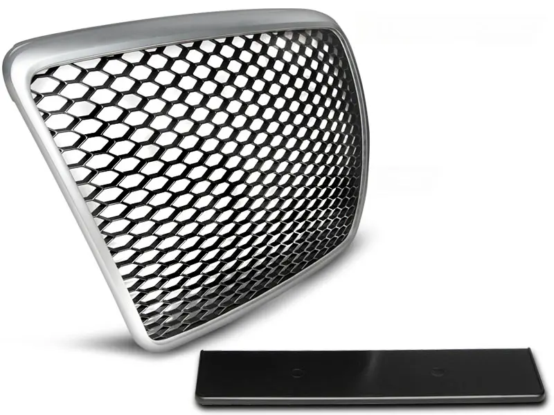 Front Grille Audi A6 C6 09-11 RS Style Silver