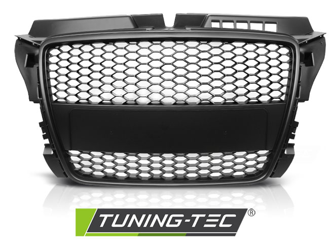 Front Grille Audi A3 8P 08-12 RS Style Matte Black – náhľad 2