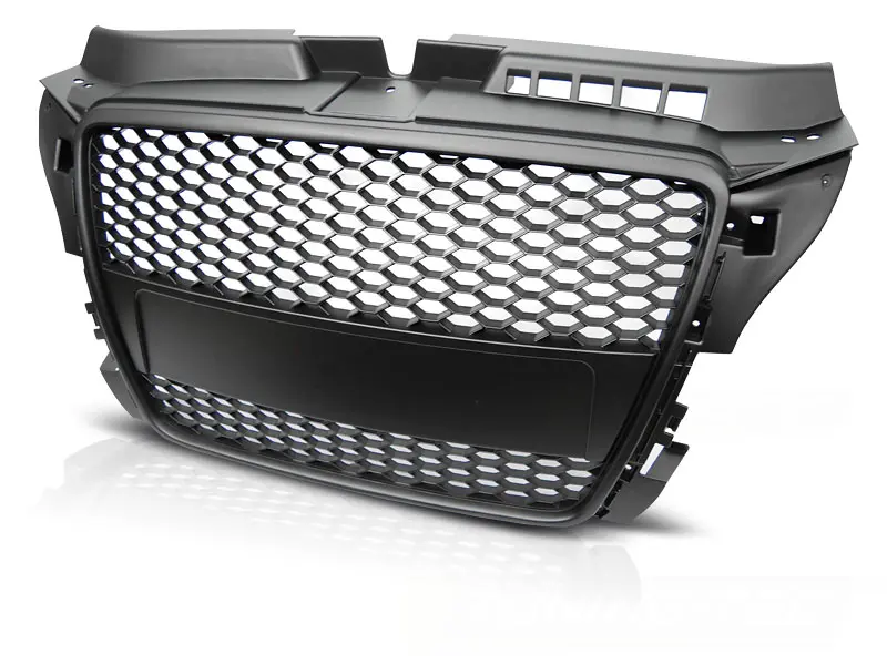 Front Grille Audi A3 8P 08-12 RS Style Matte Black