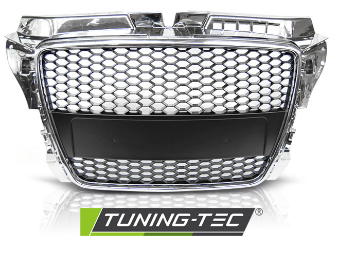 Front Grille Audi A3 8P 08-12 RS Style Chrome – náhľad 2