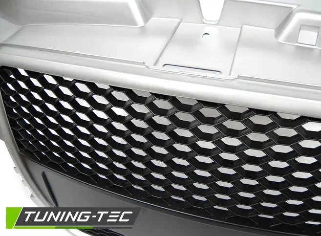 Front Grille Audi A3 8P 08-12 RS Style Silver – náhľad 3