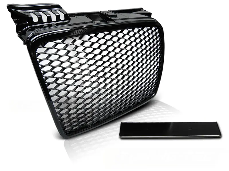 Front Grille Audi A4 B7 04-08 RS Style Glossy Black