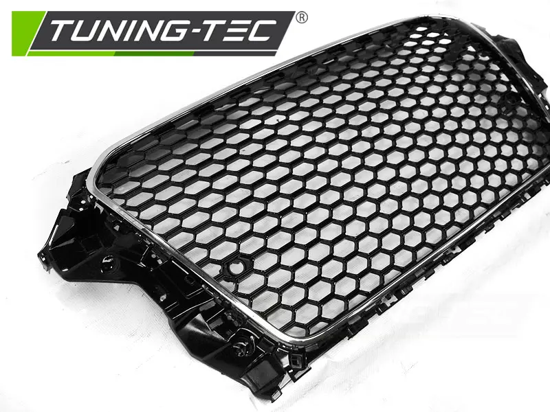 Front grille Audi A3 8V 12-16 RS3 Style Black Chrome – náhľad 3