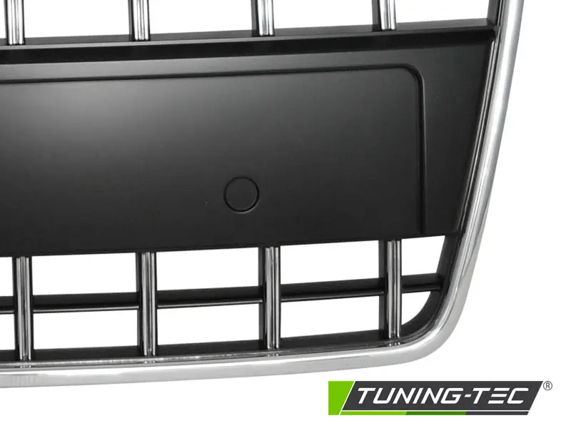 Front Grille Audi A4 B7 04-08 S8 Look Black Chrome – náhľad 4