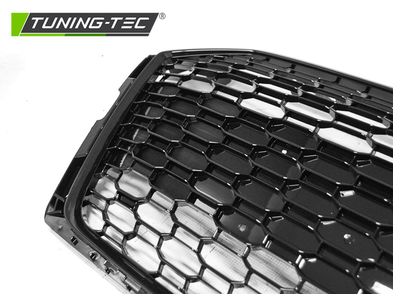 Front Grille RS5 Style Audi A5 16-19 Glossy Black – náhľad 3