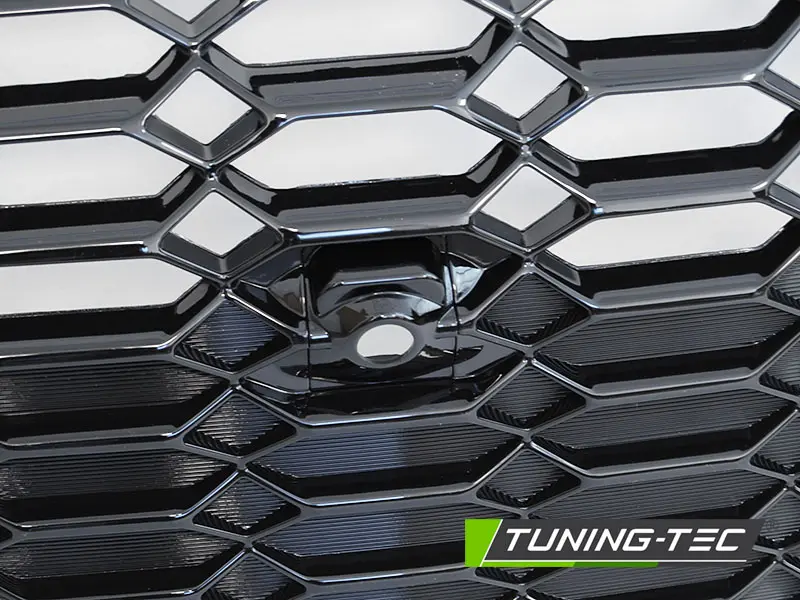Front Grille Audi A4 B9 20-24 Black Chrome – náhľad 6