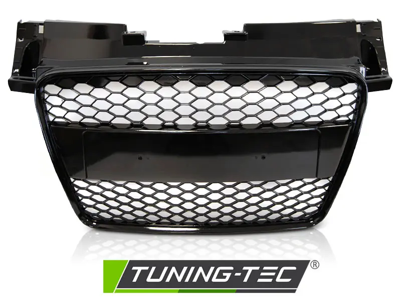 Front Grille Audi TT 06-14 Sport Glossy Black – náhľad 2