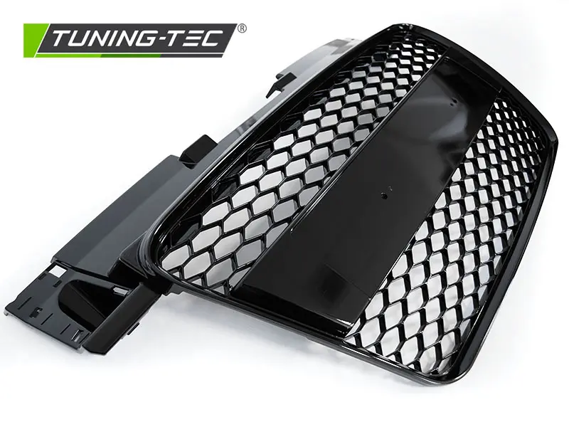 Front Grille Audi TT 06-14 Sport Glossy Black – náhľad 5